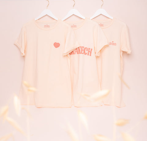 T-shirt broderie Coeur - SOOK Paris & Marrakech mon amour Concept Store Marrakech