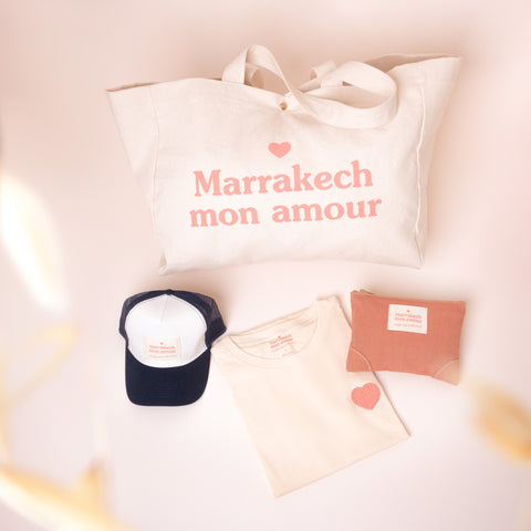 T-shirt broderie Coeur - SOOK Paris & Marrakech mon amour Concept Store Marrakech