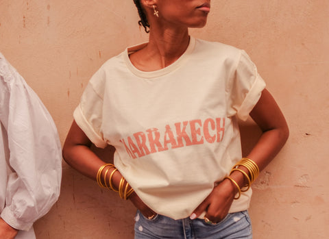 T-shirt “Collector“ Crème - SOOK Paris & Marrakech mon amour Concept Store Marrakech